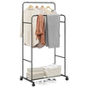 Vidaxx perchero liso negro 80 x 53 x 156 cm