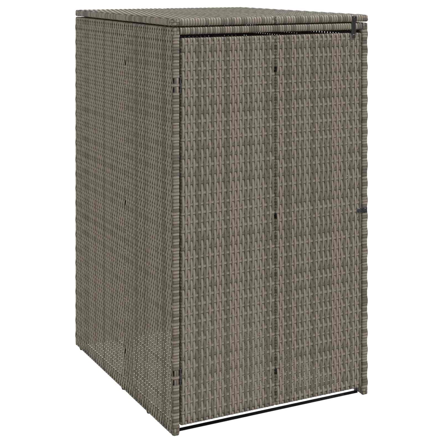 Vidaxl afvalbak box grijs 65 x 80 x 115 cm polyetheen