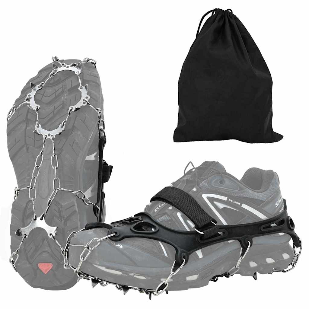 Vidaxl ice clamps for shoes black s