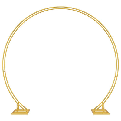 Vidaxl trouwrand goud 220 x 45 x 200 cm staal