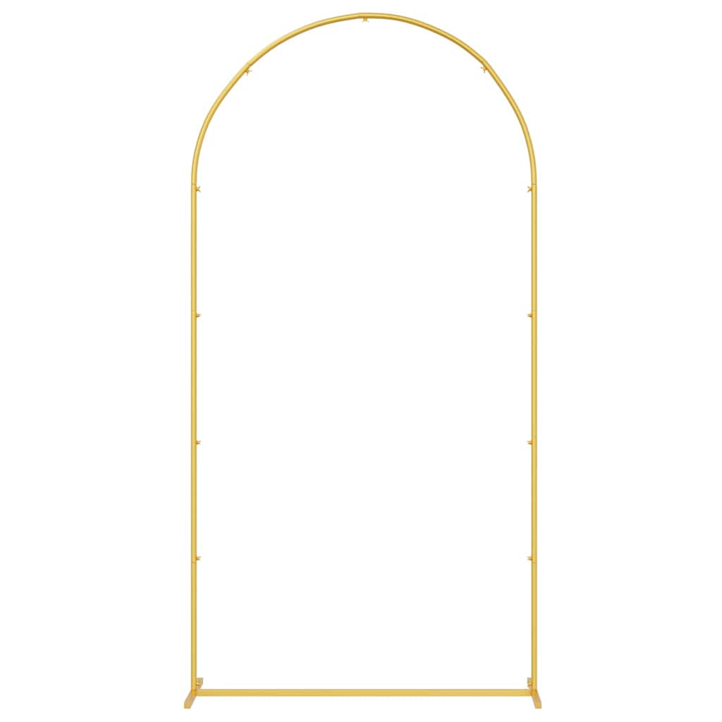 Vidaxl trouwrand goud 100 x 39 x 200 cm staal