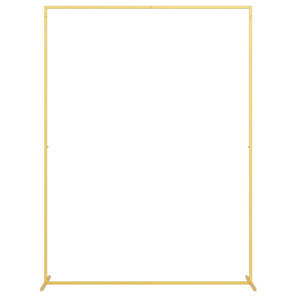 Vidaxl trouwrand goud 150 x 49,5 x 200 cm staal