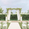 VidaXL cenefa de boda oro 338 x 35 x 300 cm acero