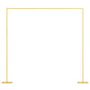 VidaXL cenefa de boda oro 338 x 35 x 300 cm acero