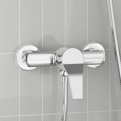 Vidaxx grifo mezclador para ducha cromo g 1 2 pulgadas latón