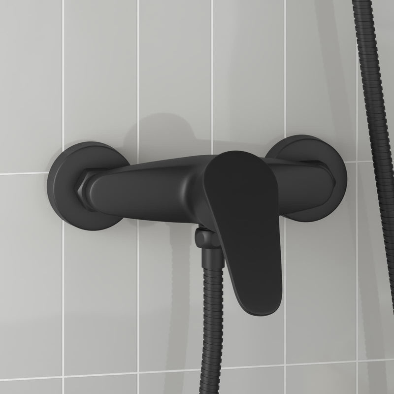 Miscelatore doccia VidaXL nero g 1 2 pollici