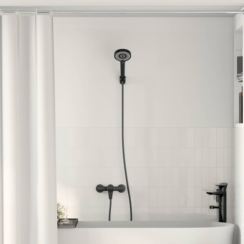 Set doccia Vidaxx nero g 1 2 pollici rame