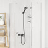 Set doccia Vidaxx nero g 1 2 pollici rame
