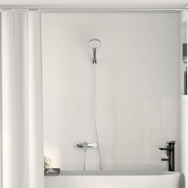 Set doccia VidaXL cromato g 1 2 pollici