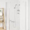 Set doccia VidaXL cromato g 1 2 pollici