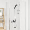 Set doccia Vidaxx nero g 1 2 pollici