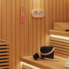 Set di accessori per sauna VidaXL 4 pezzi nero