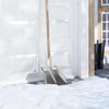 Vidaxl schep hoofd zilver 43 x 32,5 cm aluminium