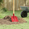 Vidaxl schep hoofd 4 pcs rood 32 x 24,5 cm gepoedercoat staal