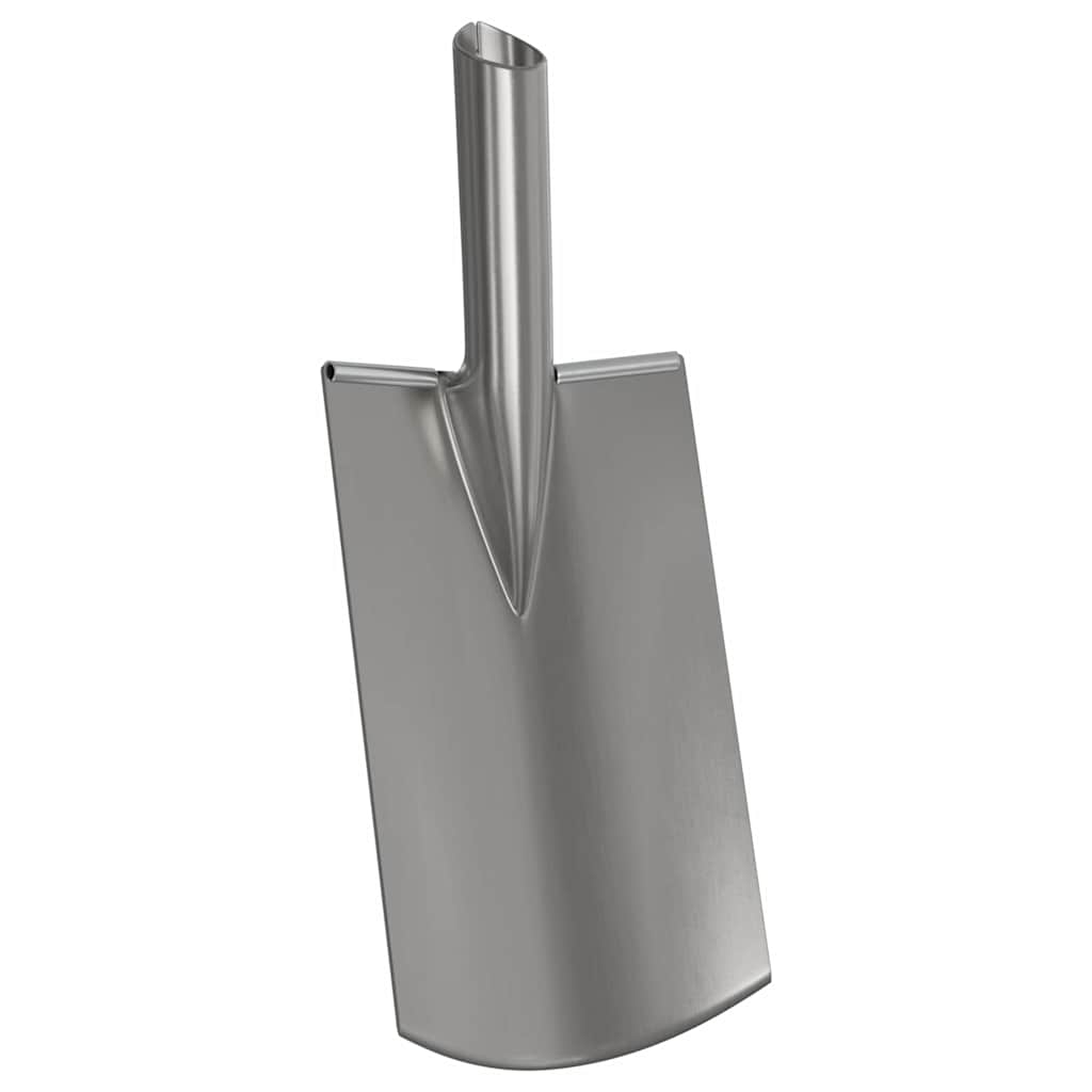 Vidaxl schep hoofd zilver 43 x 17 cm gepoedercoat staal
