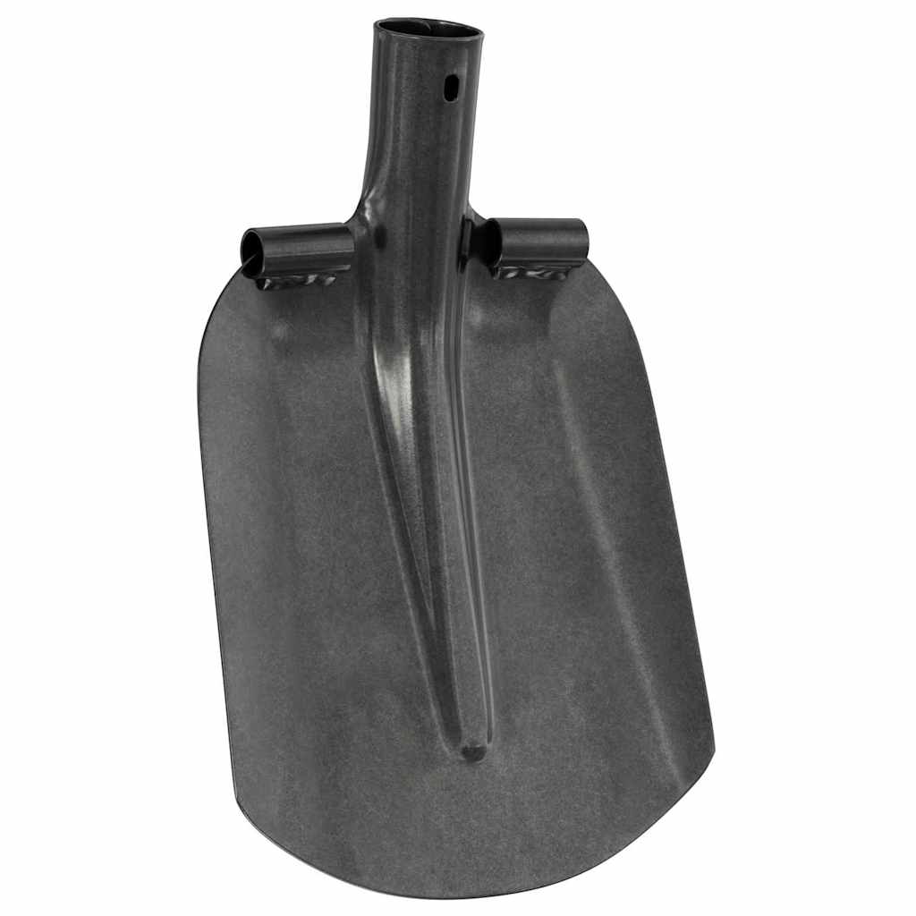 Vidaxl schep hoofd zilver 33 x 21 cm gepoedercoat staal