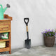 Pala Vidaxx nera 68,5 cm potente acciaio rivestito e legno massiccio