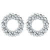 Vidaxl kerstbal kransen 2 pcs zilver 33 x 33 x 7 cm polystyreen