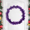 Vidaxl kerstbal guirlande lila 186 cm polystyreen