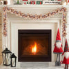 Vidaxl kerstbal guirlande rose gold 186 cm polystyreen