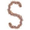 Vidaxl kerstbal guirlande rose gold 186 cm polystyreen