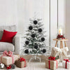 Vidaxl set palline di Natale xl 15 pezzi in plastica nera