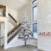 Vidaxl kerstbal set xxl 4 pcs roze kunststof