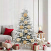 Vidaxl kerstbal set xl 9 pcs goud kunststof