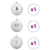 Vidaxl kerstbal set xxl 3 pcs zilver kunststof