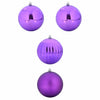 Vidaxl kerstbal set xxl 4 pcs lila kunststof