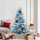 VidaXL Christmas ball set xl 9 pcs blue plastic