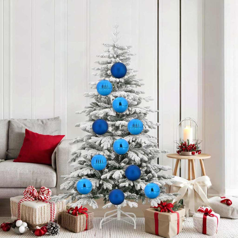 VidaXL Christmas ball set xl 9 pcs blue plastic