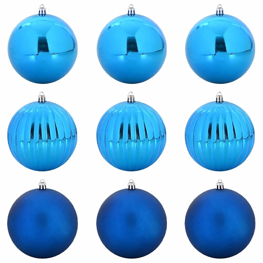 VidaXL Christmas ball set xl 9 pcs blue plastic