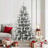 Vidaxl kerst spiralvorm bal 40 pcs zilver kunststof