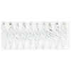 Vidaxl kerst spiralvorm bal 40 pcs zilver kunststof