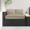 Set cuscini VidaXL 3 pezzi in tessuto oxford color talpa