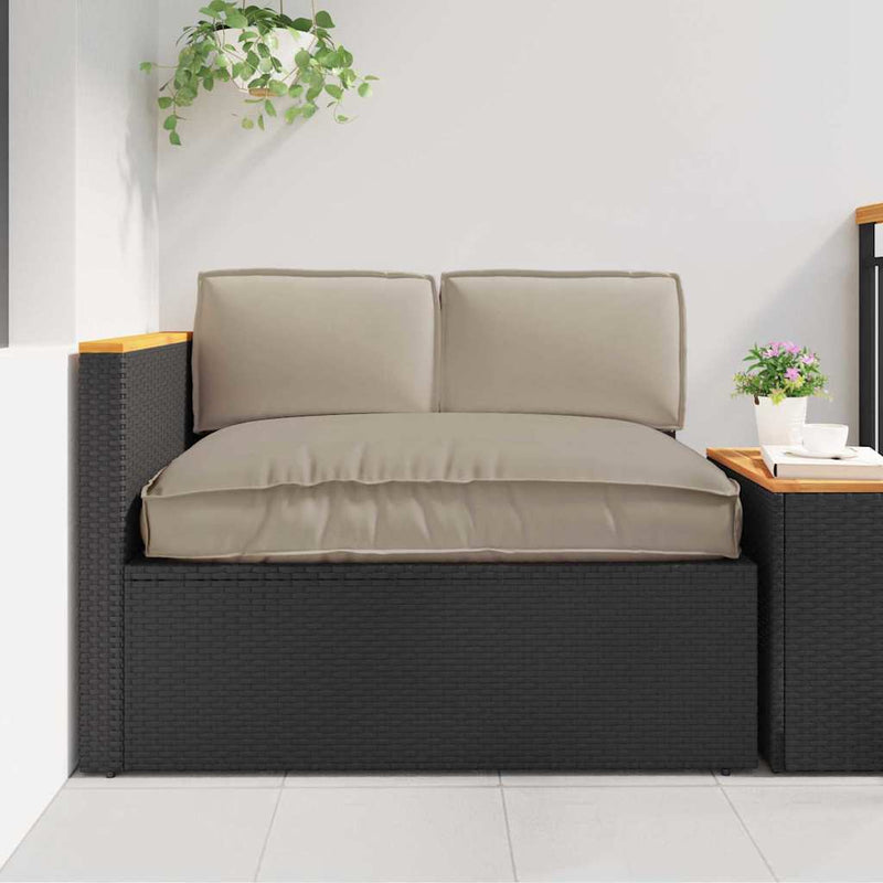 Set cuscini VidaXL 3 pezzi in tessuto oxford color talpa