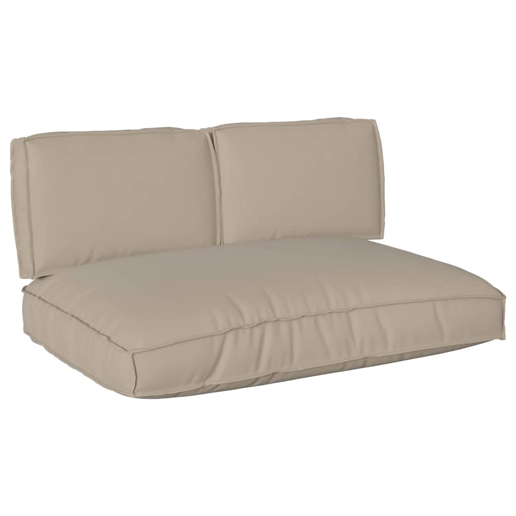 Vidaxl kussen set 3 pcs taupe oxford stof