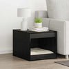 Vidaxl kattenbak omheining zwart eiken 47 x 59 x 42 cm bewerkt hout