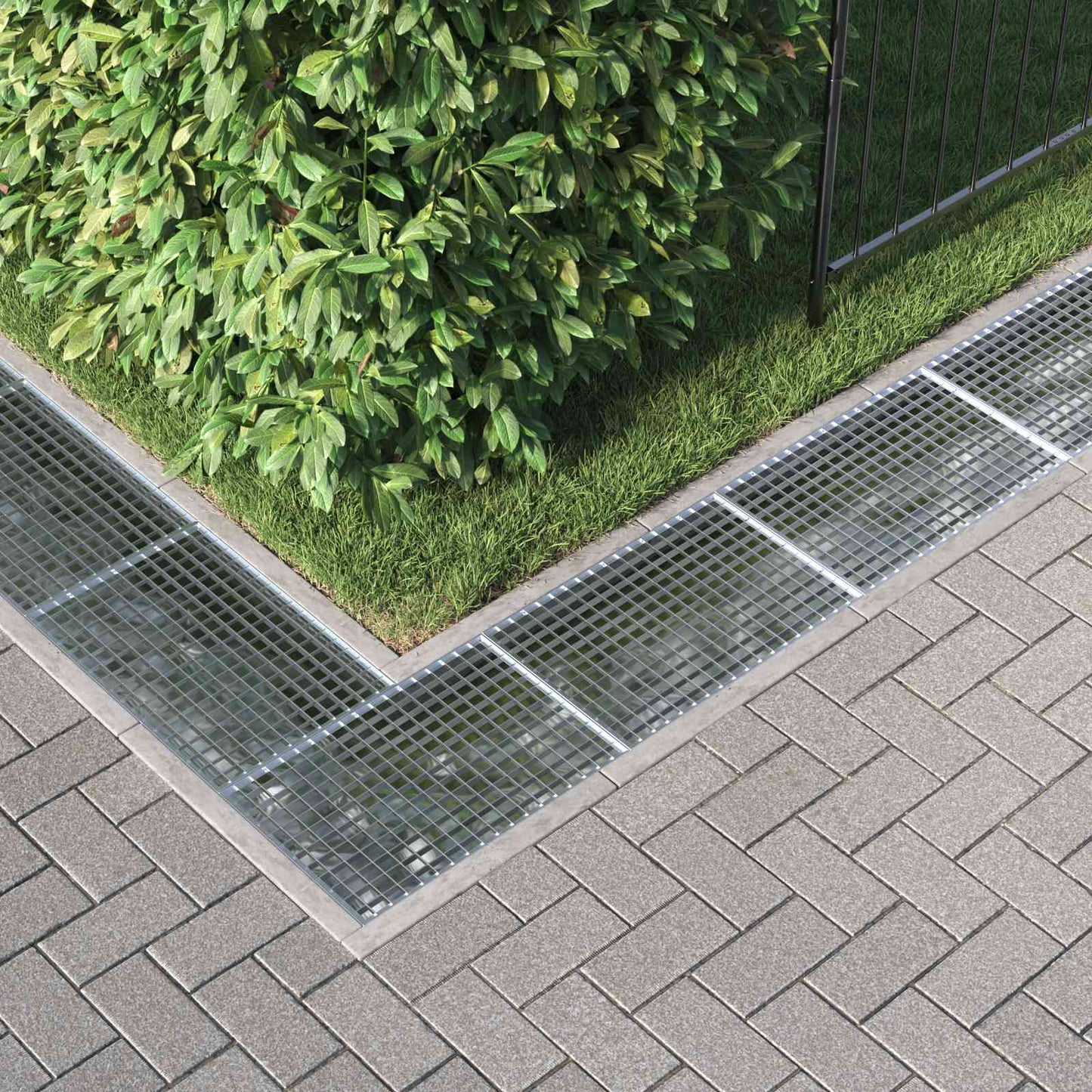 Rejilla vidaxxl plata 60 x 40 x 2 cm acero galvanizado en caliente