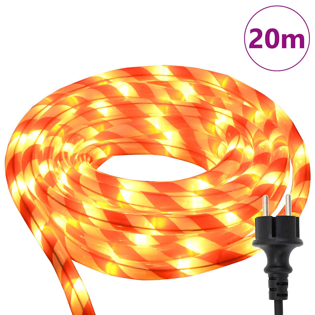 Vidaxl touwenlicht met 480 led warmwit 20 m pvc