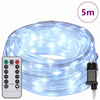 Vidaxl touwenlicht met 120 led koud wit 5 m pvc