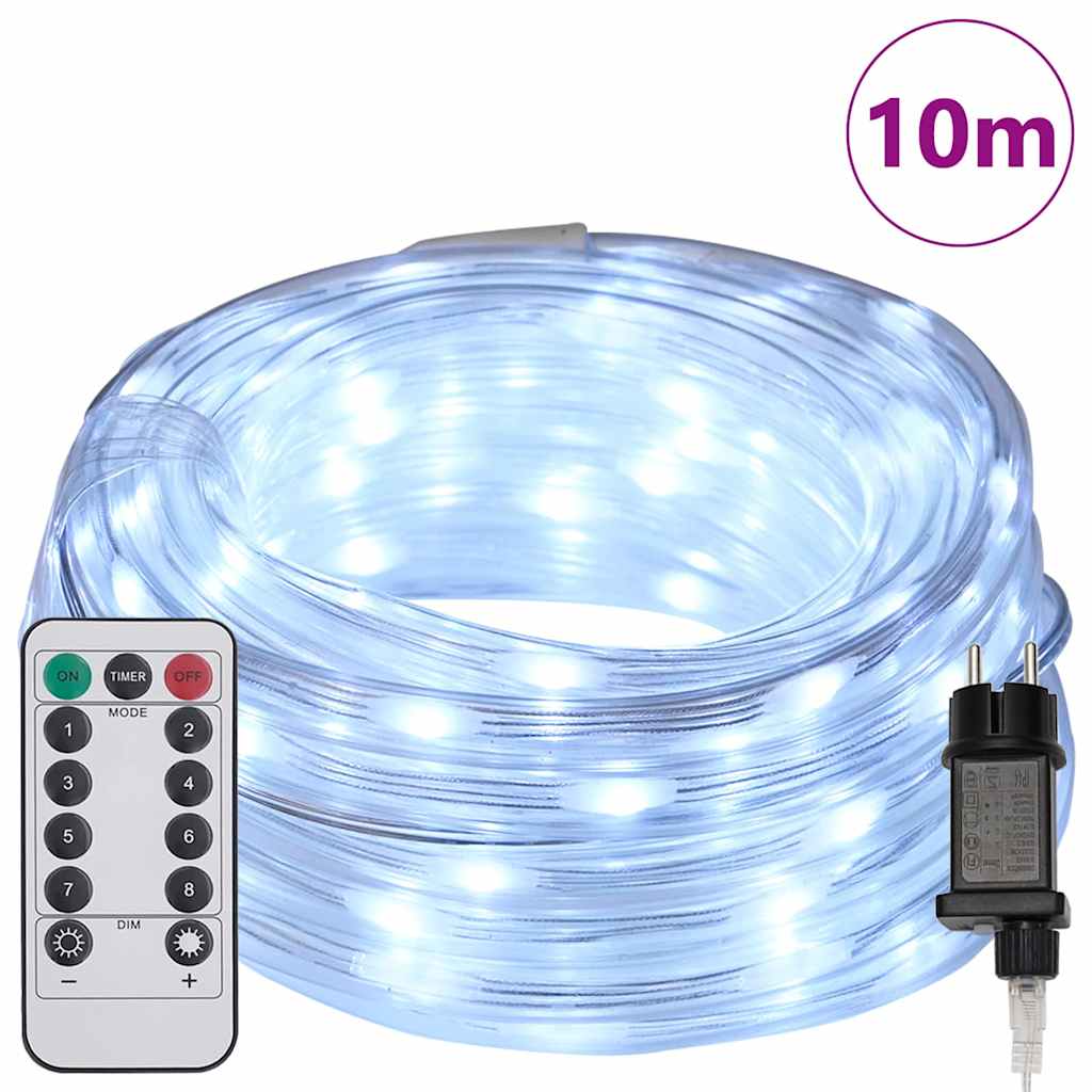 Vidaxl touwenlicht met 240 led koud wit 10 m pvc