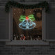 Vidaxl kerstbel met 144 led multikleur 57 x 47,5 cm pvc