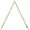 Vidaxx Borde de boda marrón claro 202 x 95 x 254 cm madera maciza de pino