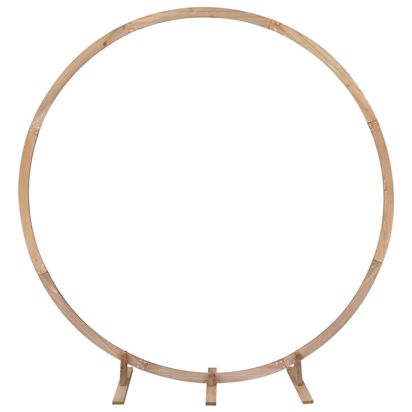 Vidaxx Borde de boda marrón claro 224 x 80 x 220 cm madera maciza de pino