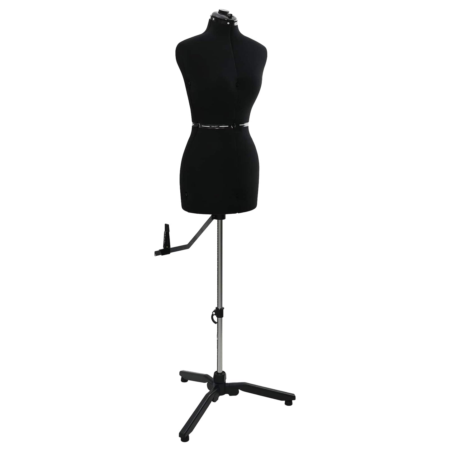VidaXL abito regolabile forma donna nero velluto