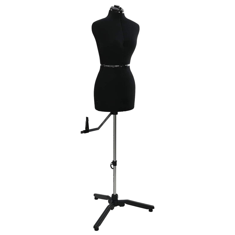 VidaXL abito regolabile forma donna nero velluto