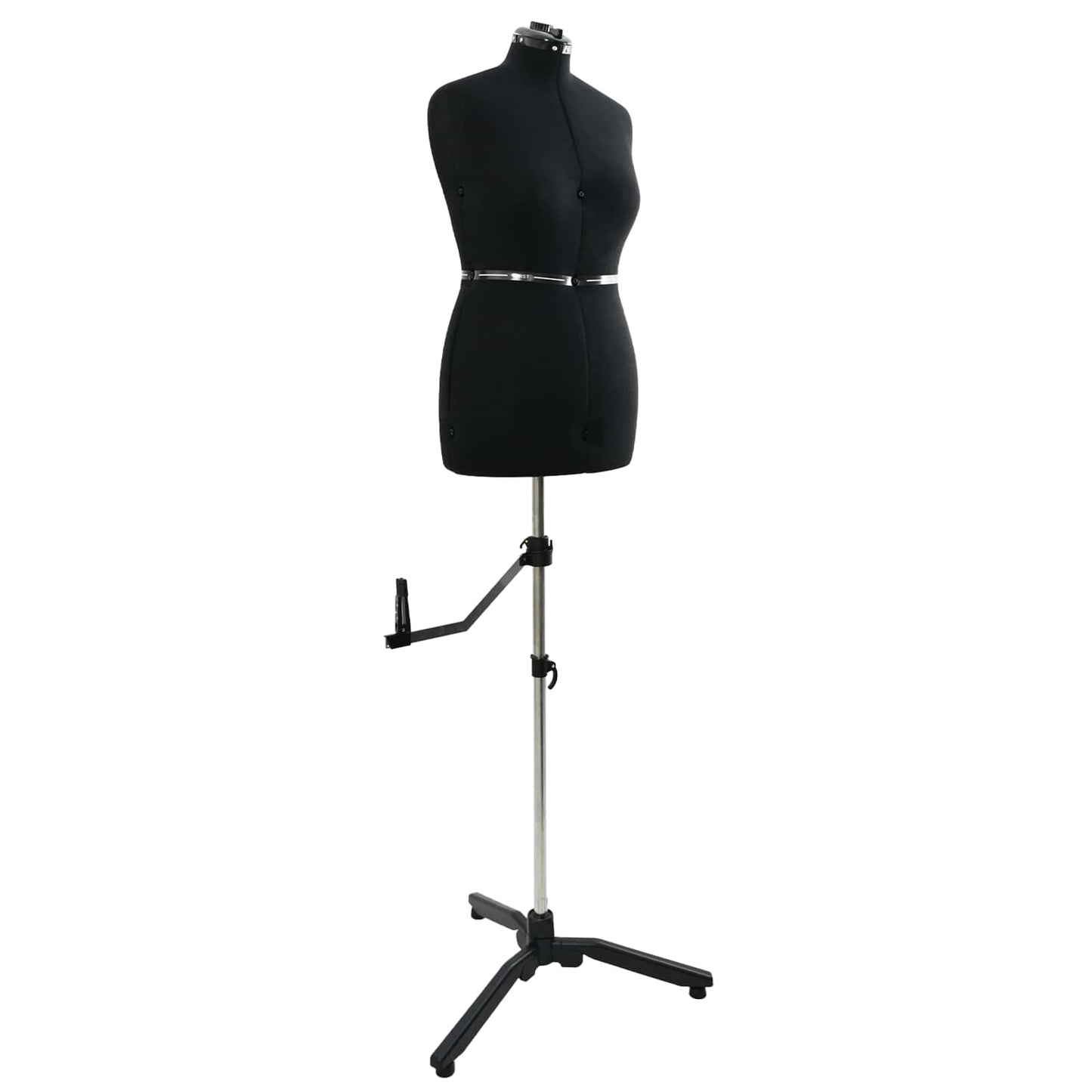 VidaXL abito regolabile forma donna nero m velluto