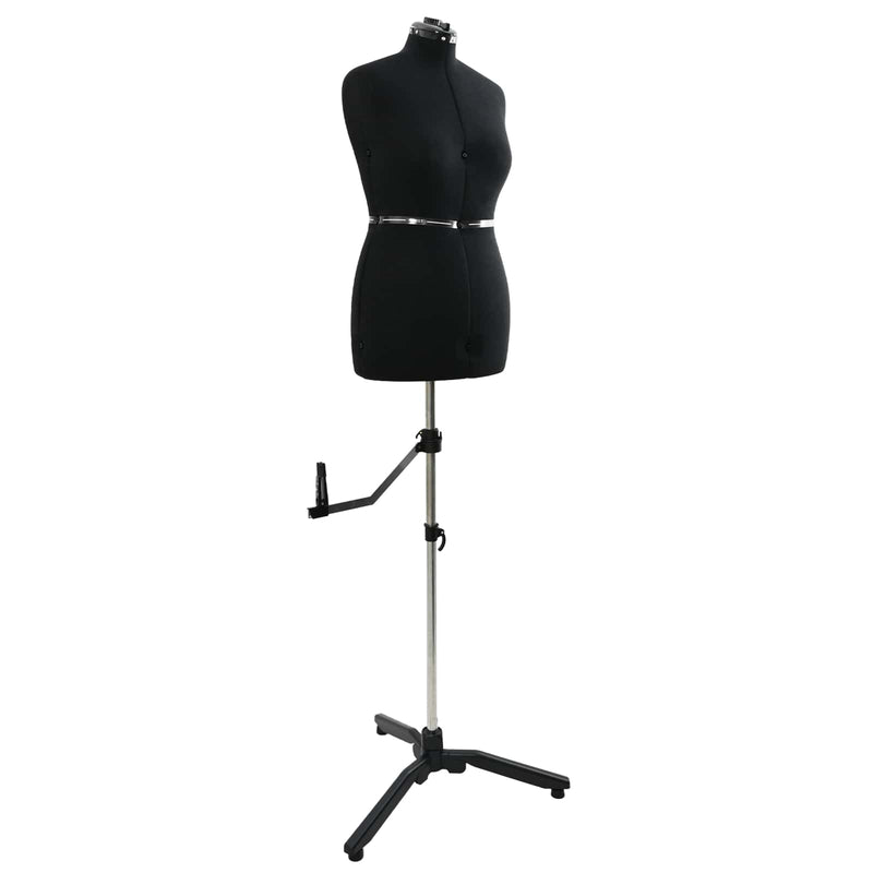 VidaXL abito regolabile forma donna nero m velluto